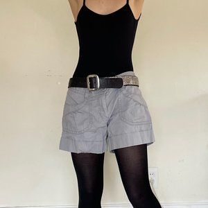 grey shorty shorts